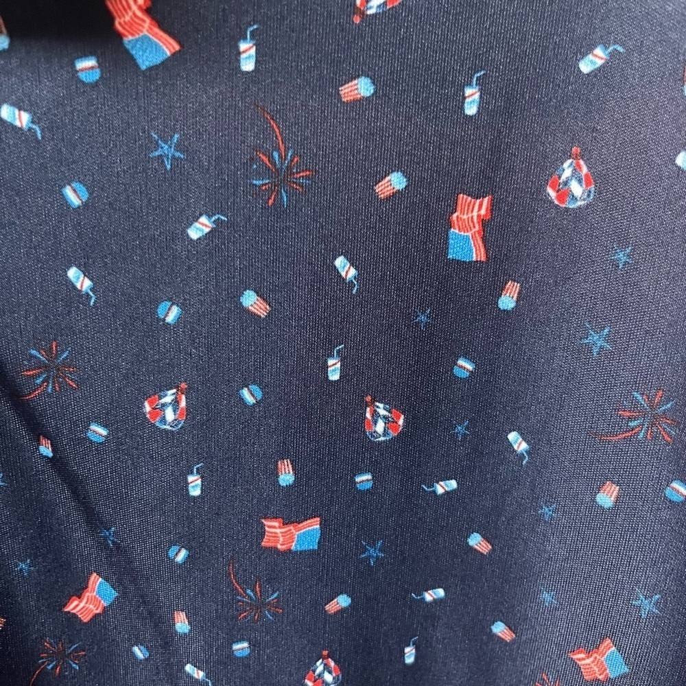 Grand Slam Navy Polo with Red Accents. XXL - Picture 2 of 6